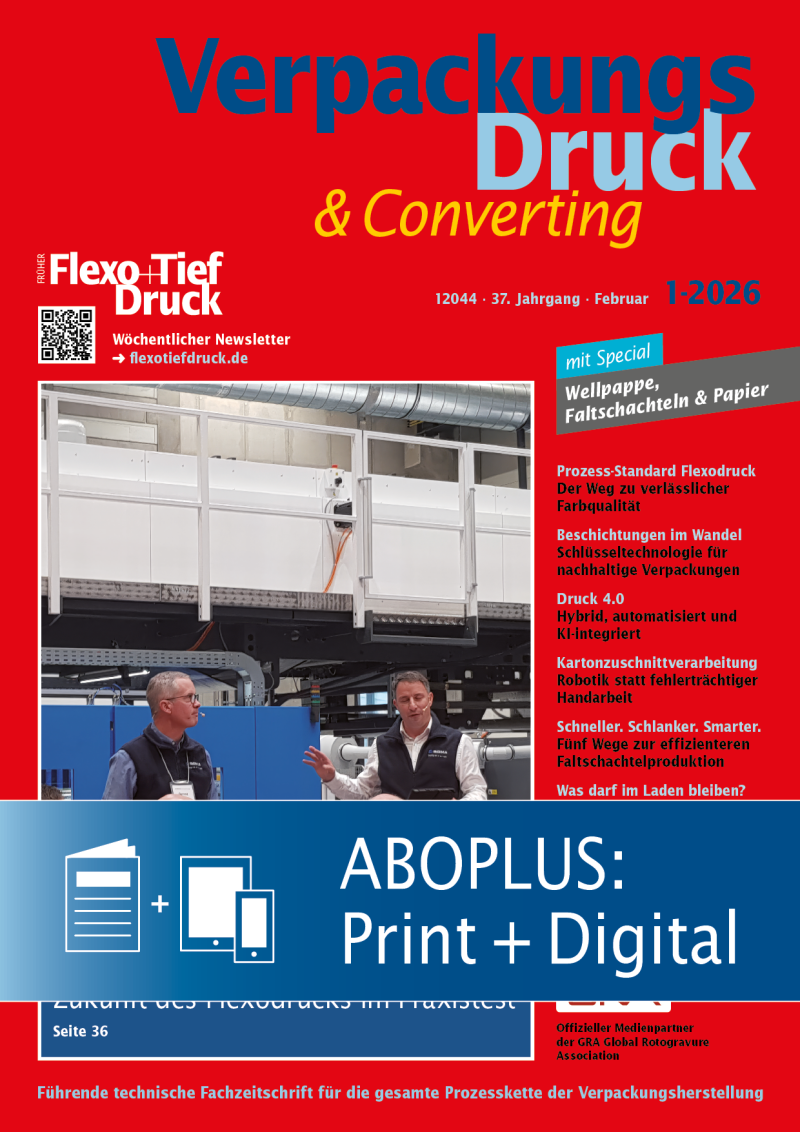 Produkt: VerpackungsDruck & Converting Jahresabonnement Plus