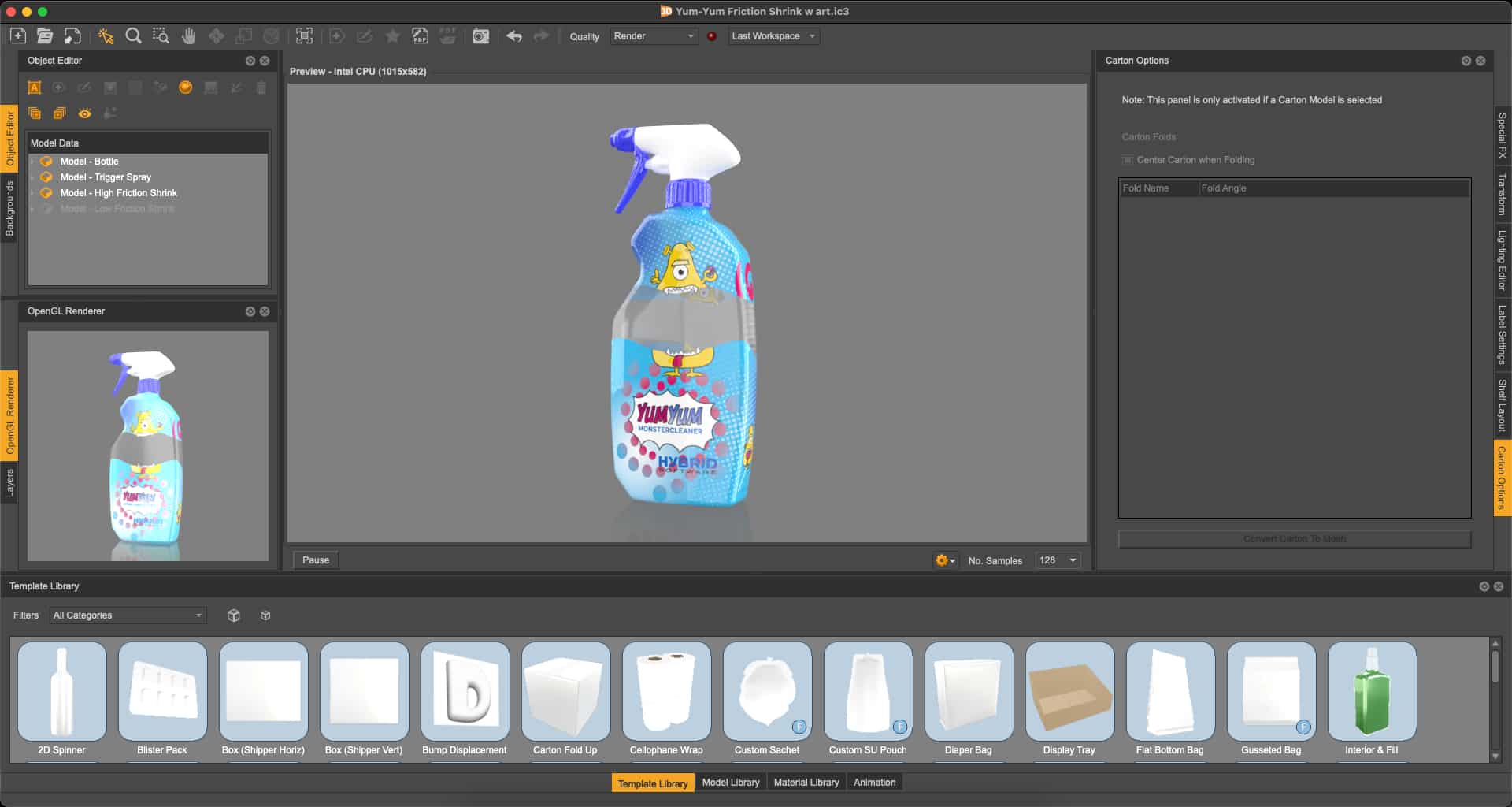 Hybrid Software - iC3D Friction Shrink