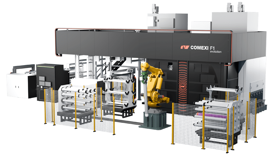 Die neue Flexodruckmaschine F1 von Comexi