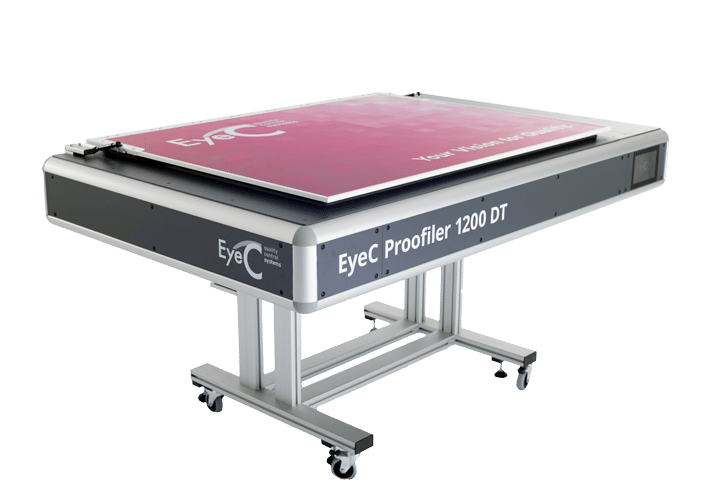 EyeC Proofiler DT 1200: Neues Inspektionssystem für großformatige Druckmuster