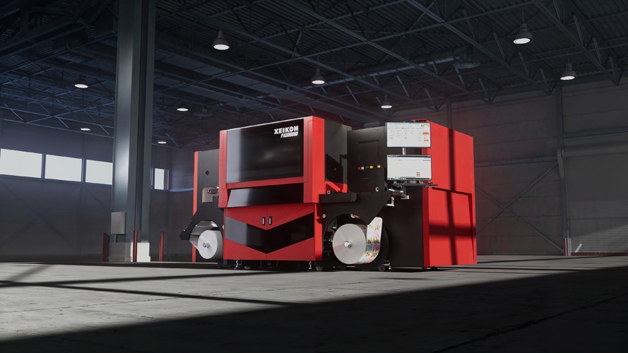 Xeikon – Neue Inkjet-Maschine für Highend-Druck