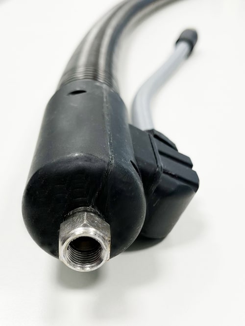 Neue Schläuche vermeiden Verkohlung von Schmelzklebstoffen