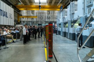 Die Inline-Rollen-Flexodruckmaschine Boardmaster von Heidelberg