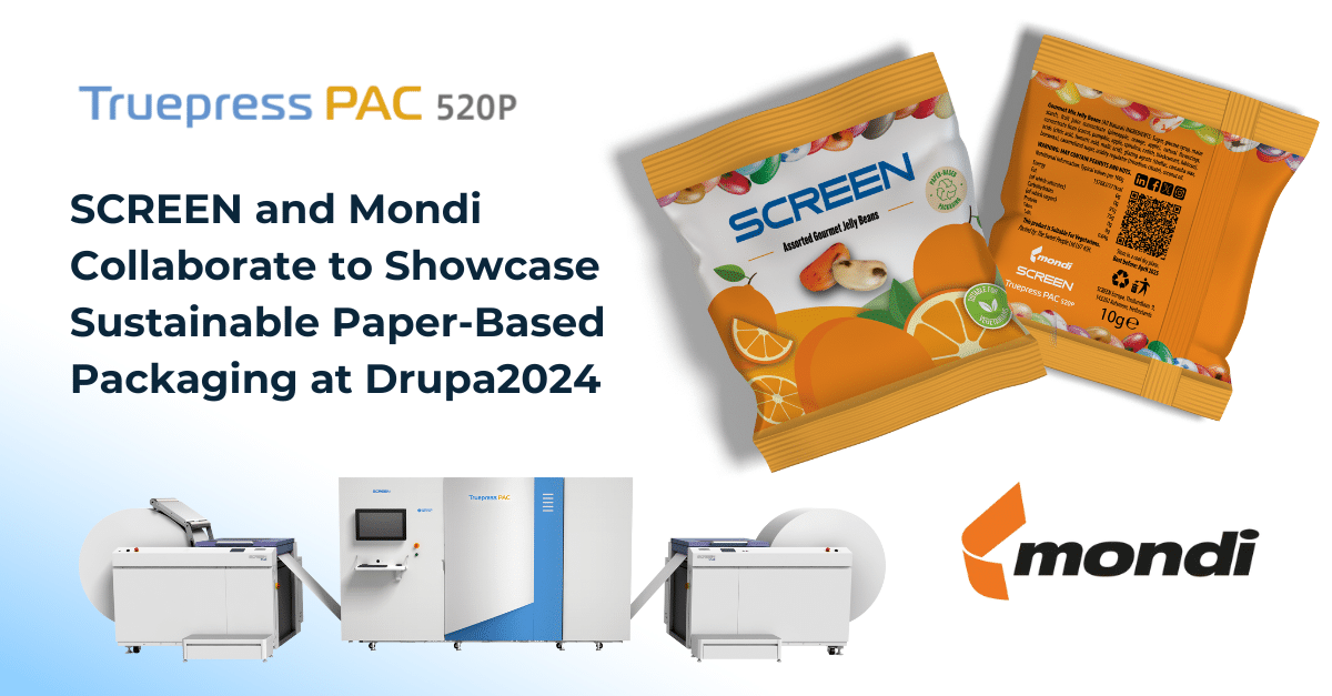 Screen und Mondi kooperieren bei flexiblen Papierverpackungen