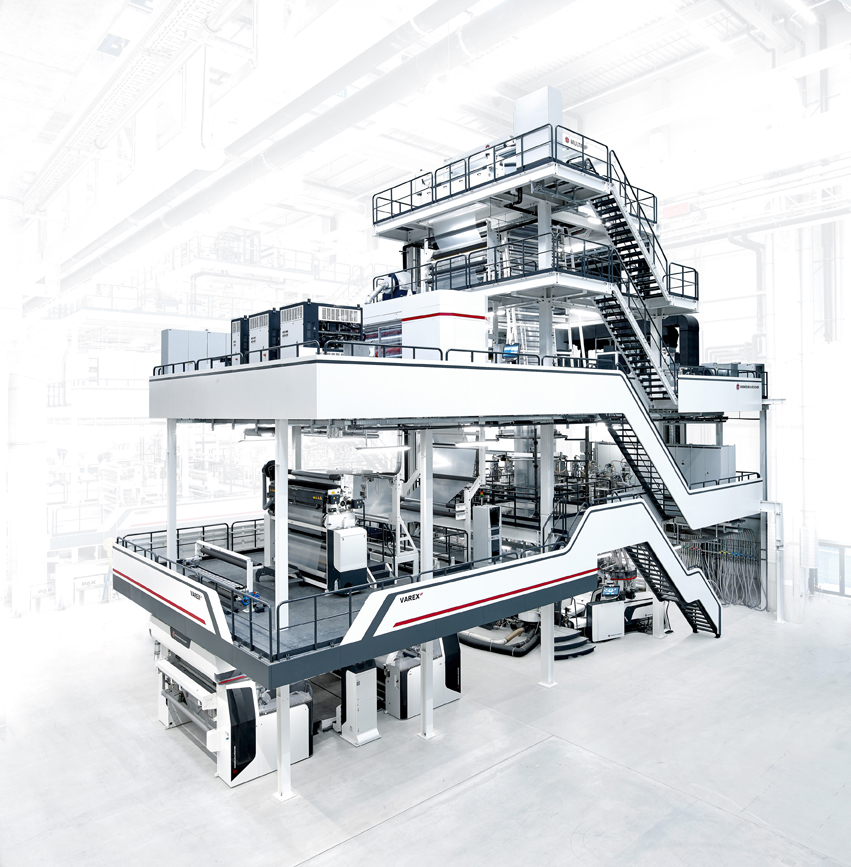 Blasfolien-Extrusionsanlage Varex II von W&H (Quelle: W&H)