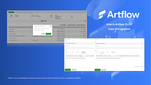 Neue Version der Artwork-Management-Plattform Artflow 25.03 veröffentlicht
