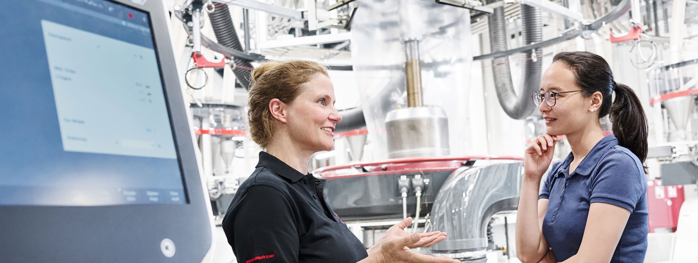 Intelligente Assistenz für den Produktwechsel an Blasfolienanlagen