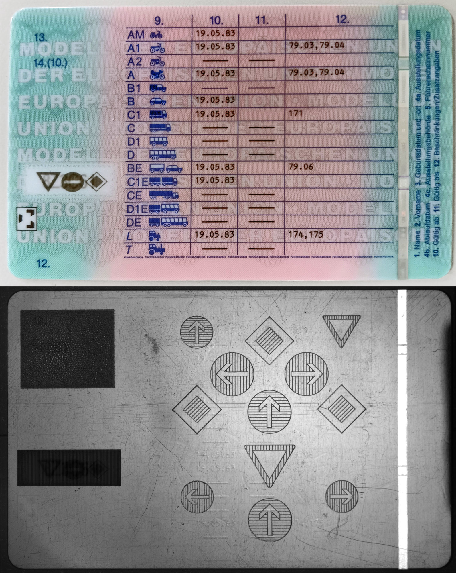 Feinste Prägungen klar sichtbar gemacht