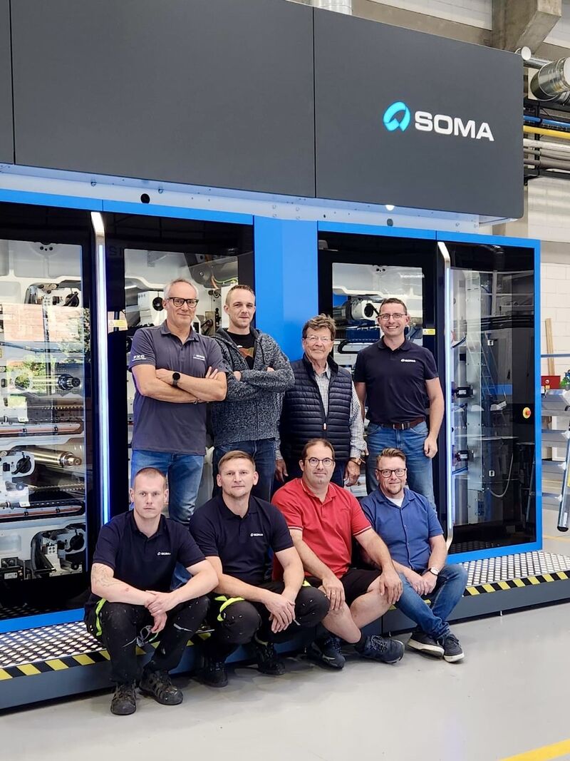 Segers & Balcaen erweitert Produktion mit zweiter SOMA Optima²-Flexodruckmaschine