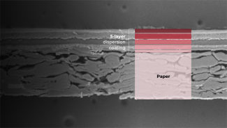 Mehrlagige Barrierebeschichtungen auf Papier