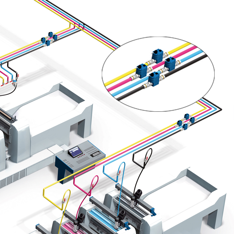 Neue Maßstäbe in der Farbversorgung, Wasseraufbereitung und Temperiertechnik