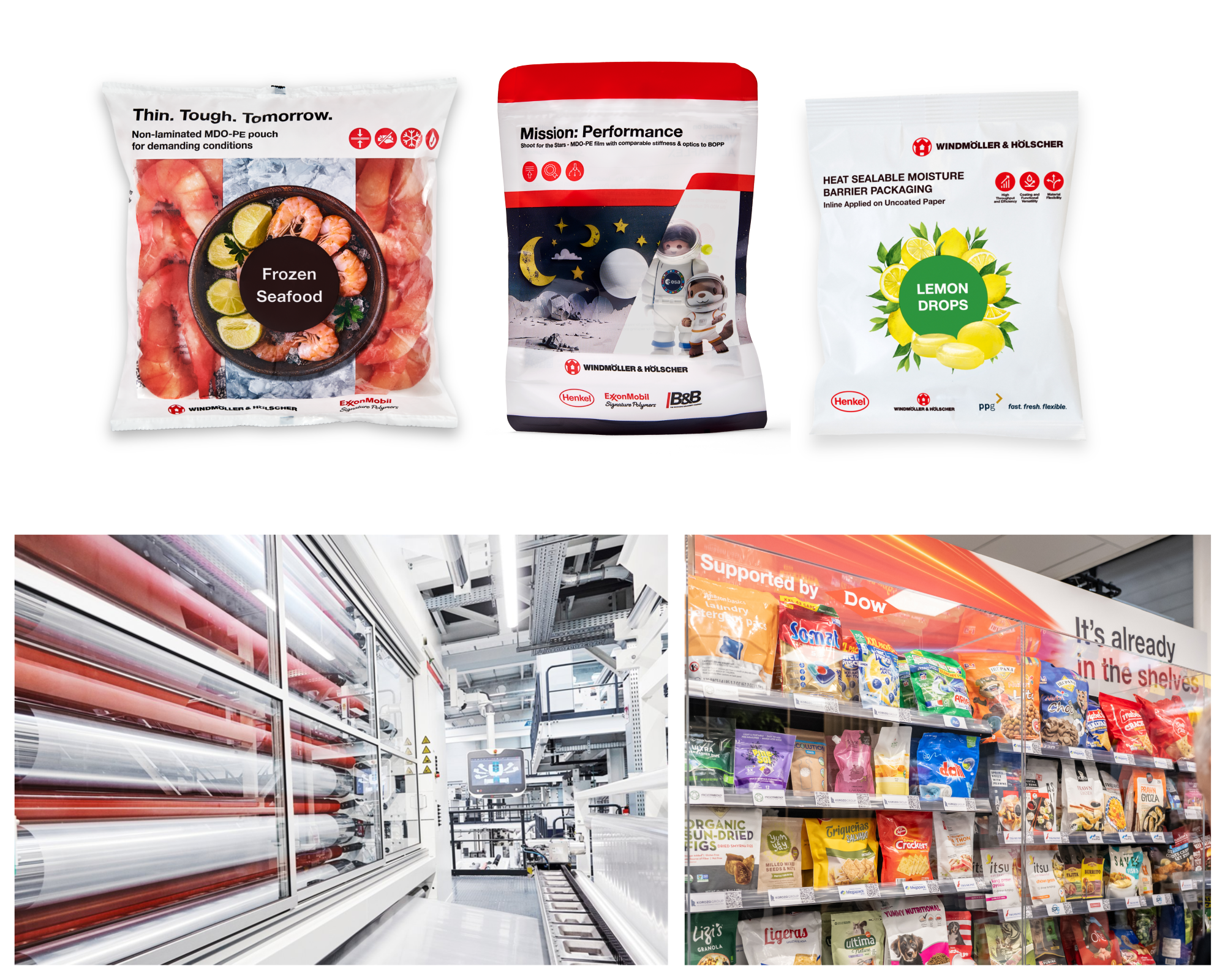 W&H demonstriert marktreife MDO-PE-Verpackungen