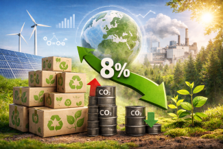 Europäische Kartonindustrie senkt fossilen CO₂-Fußabdruck um weitere 8 Prozent