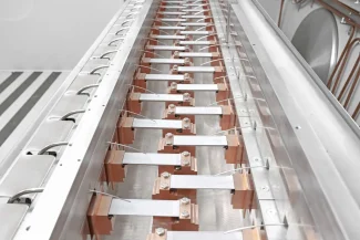 Der Bobst Expert K5 mit 3650 mm Arbeitsbreite ist auf breite Bahnen, große Rollendurchmesser und hohe Produktionsgeschwindigkeiten ausgelegt (Quelle: Bobst)