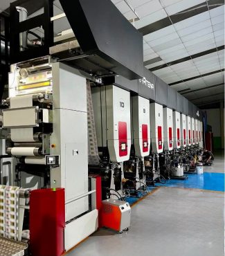 Viscosity Control for Ten-Colour Gravure Press
