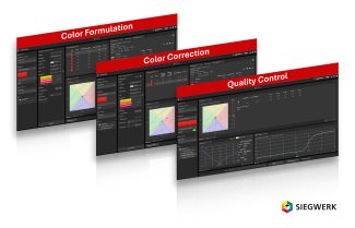 Siegwerk und X-Rite vernetzen Farbmanagement