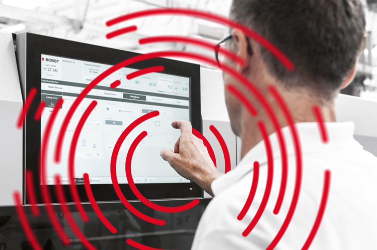 BOBST Connect: Von Maschinendaten zu vernetzten Prozessen